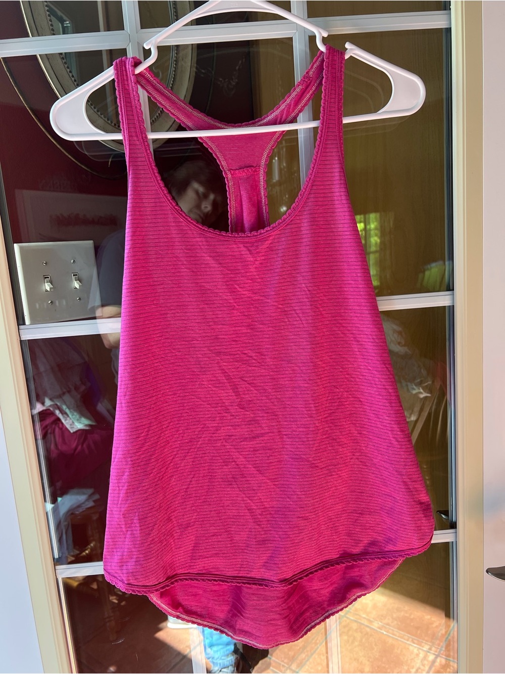 Women’s Pink Racerback Tank Top